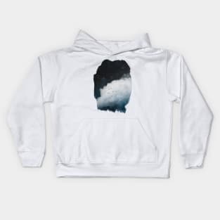 Painted Cloud Abstract Kids Hoodie